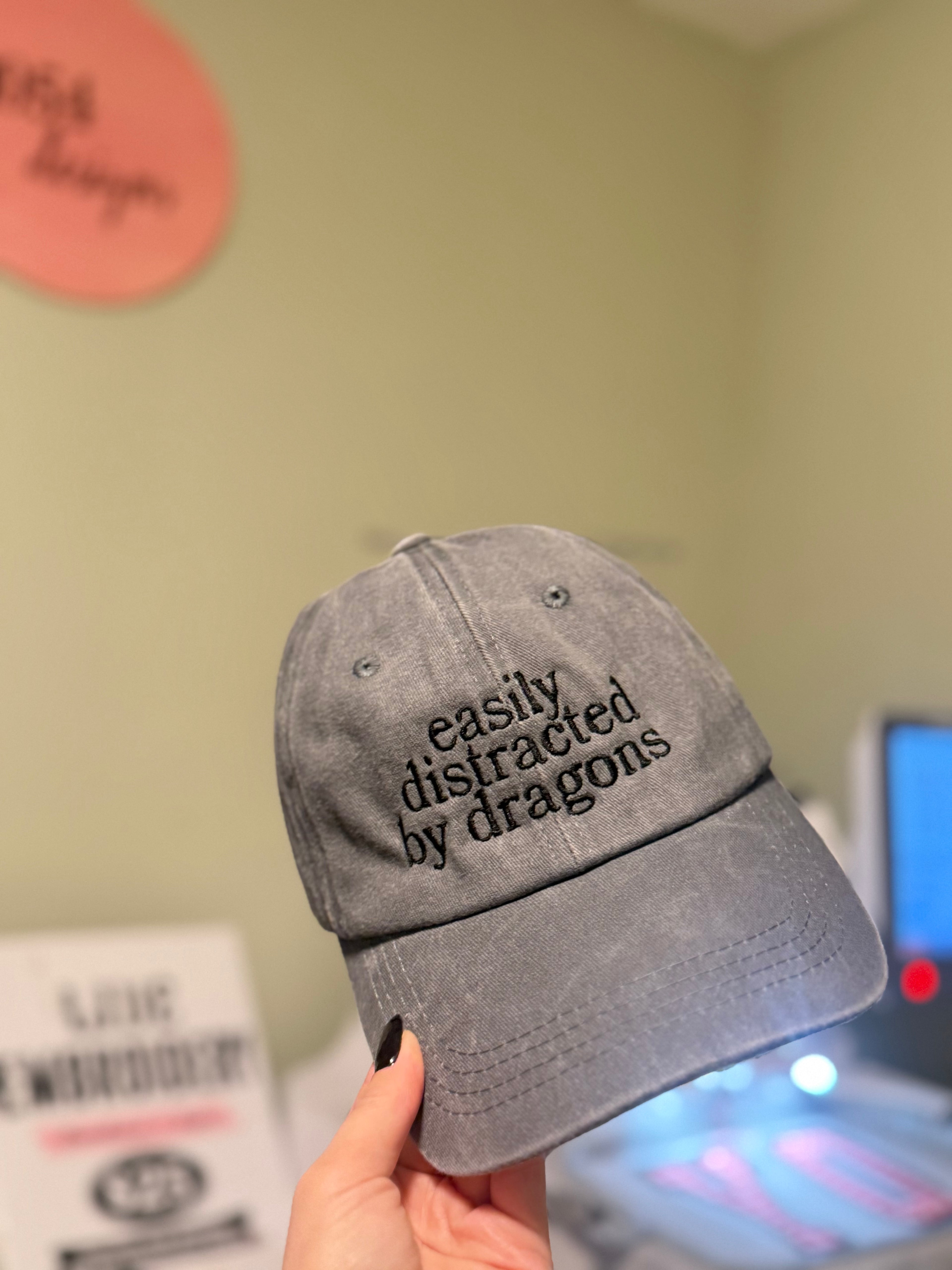 Easily Distracted dad cap